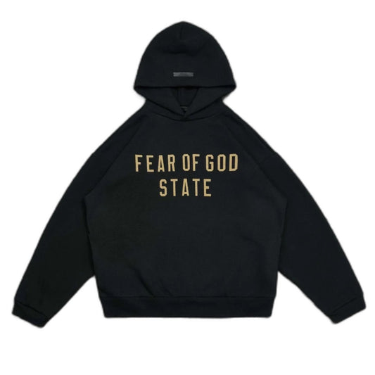 Fear Of God Essentials Fleece Shell White Hoodie