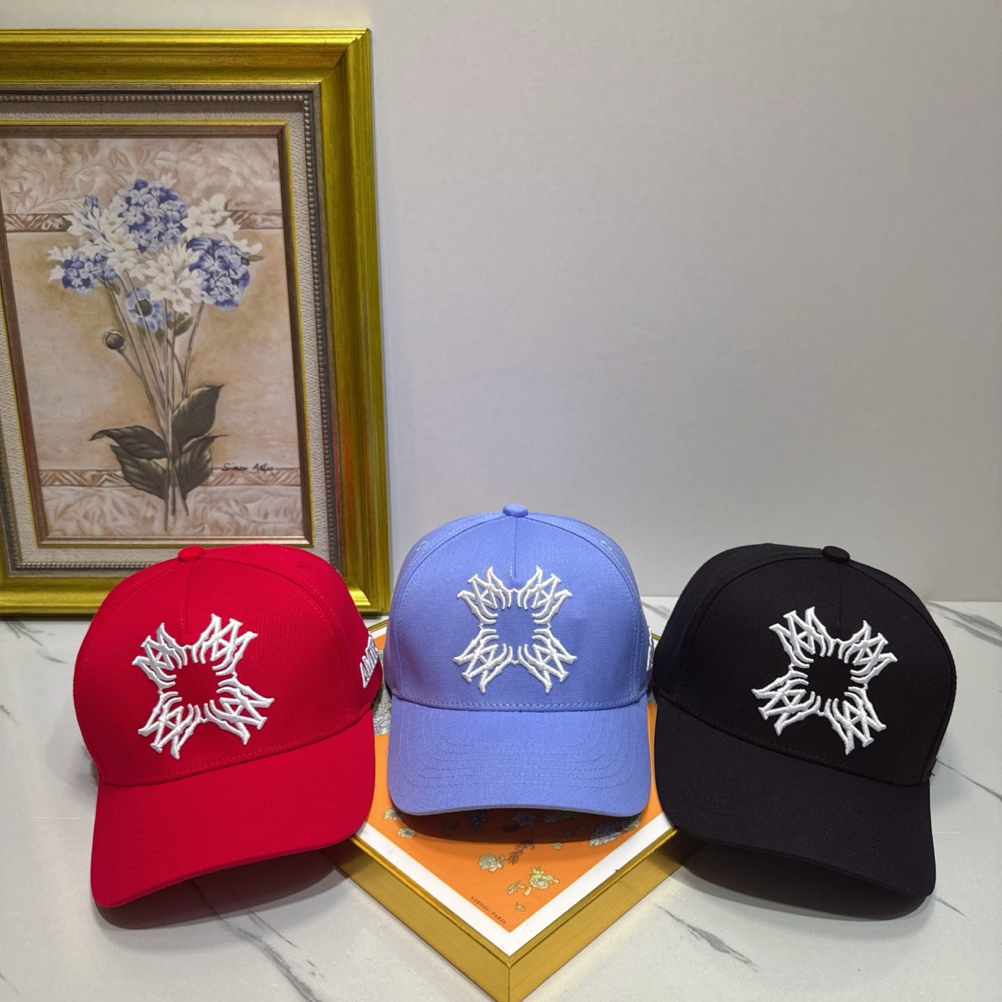 AMIRI MA Quad Logo Canvas Hat