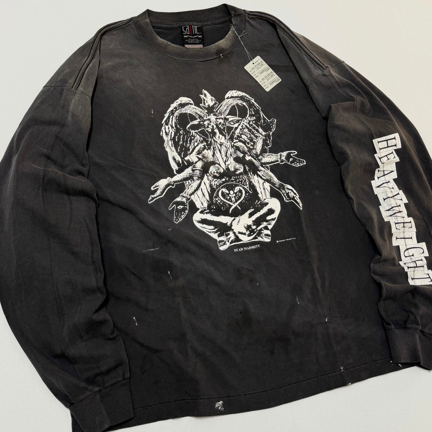 SAINT Mxxxxxx LS TEE/HEAVY WEIGHT/BLACK