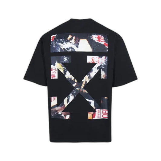 Off-White Logo Print Crew Neck T-Shirt