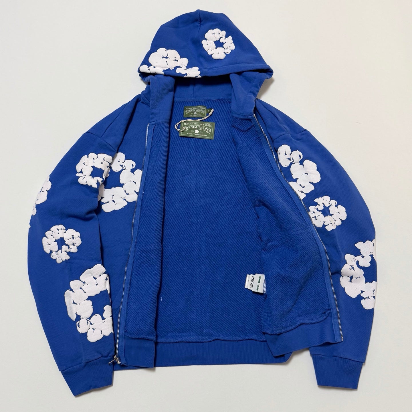 Denim Tears Cotton Wreath Zip Hoodie