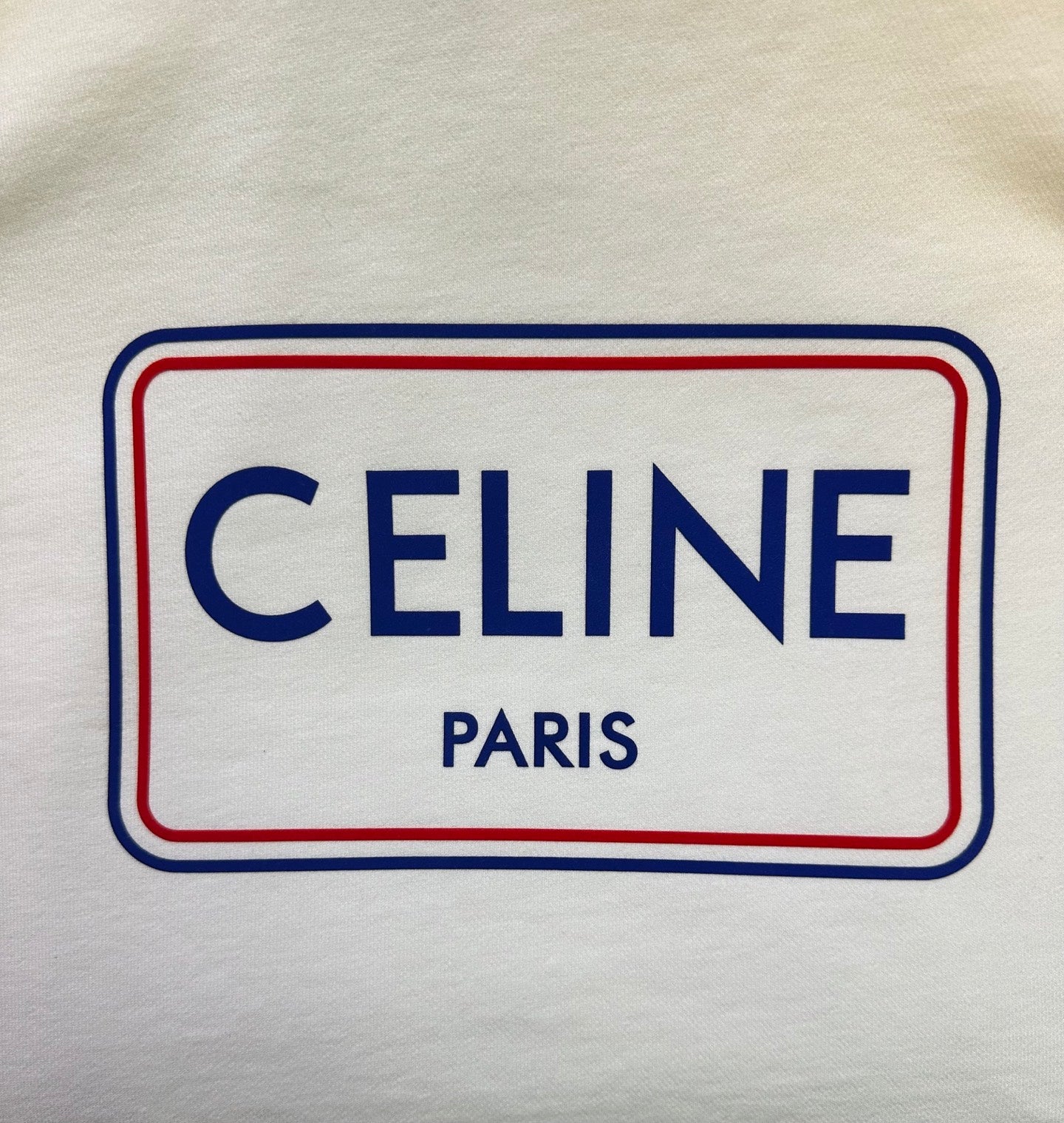 CELINE Loose sweatshirt in cotton fleece
