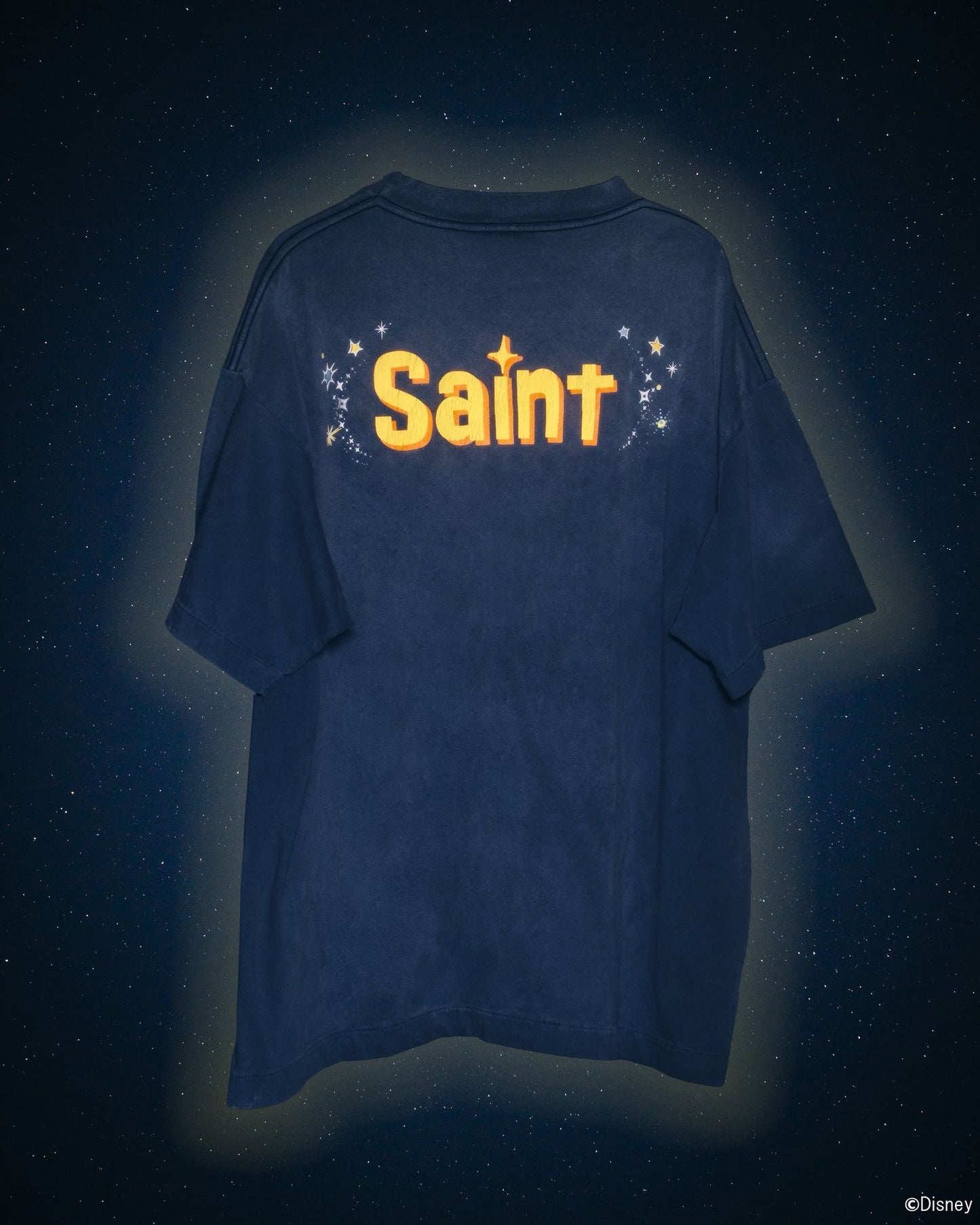 SAINT Mxxxxxx Saint Michael SM-MK8-0000-C79/DSN_SS T-SHIRT/TINKER BELL/NAVY