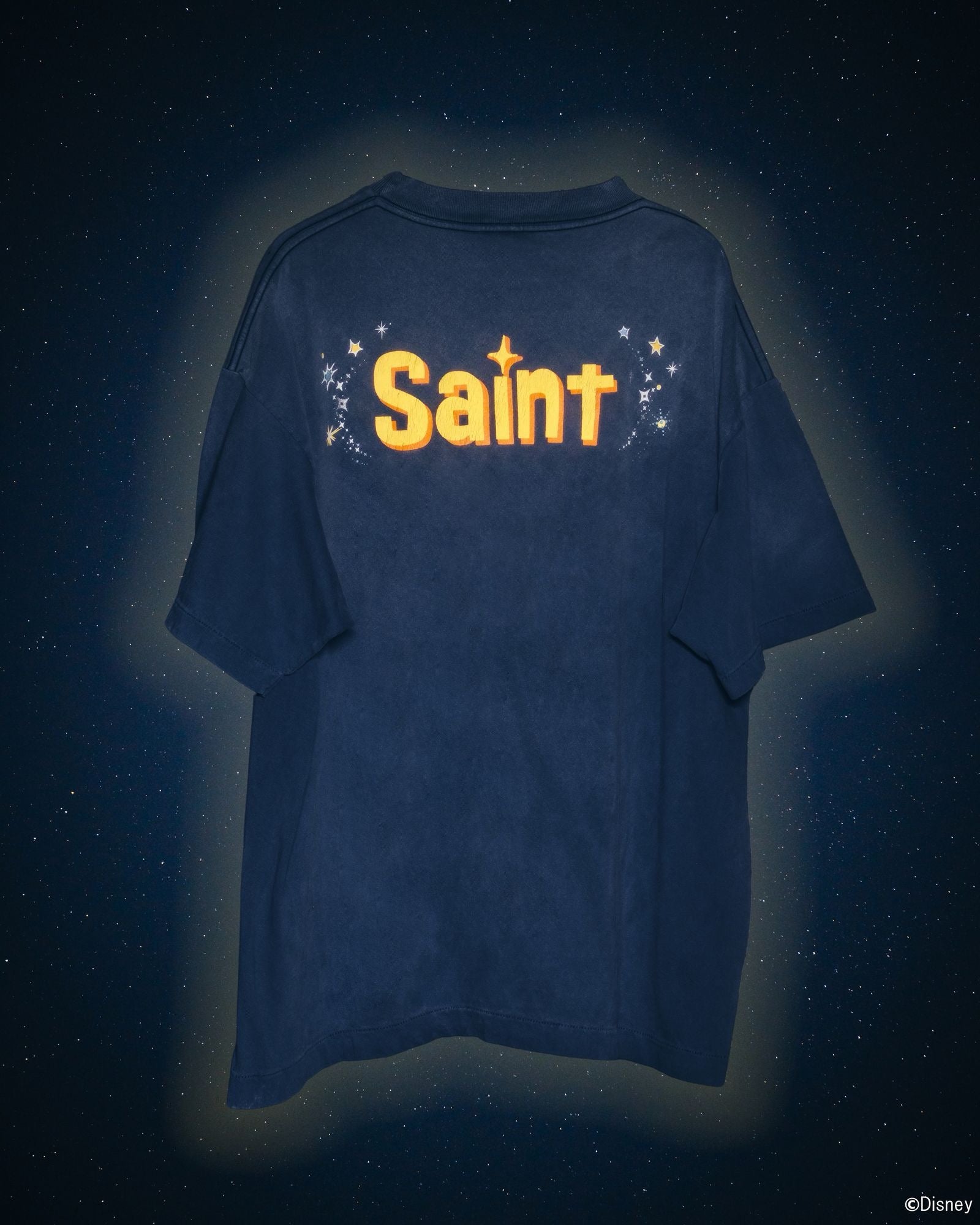 SAINT Mxxxxxx Saint Michael SM-MK8-0000-C79/DSN_SS T-SHIRT/TINKER BELL/NAVY