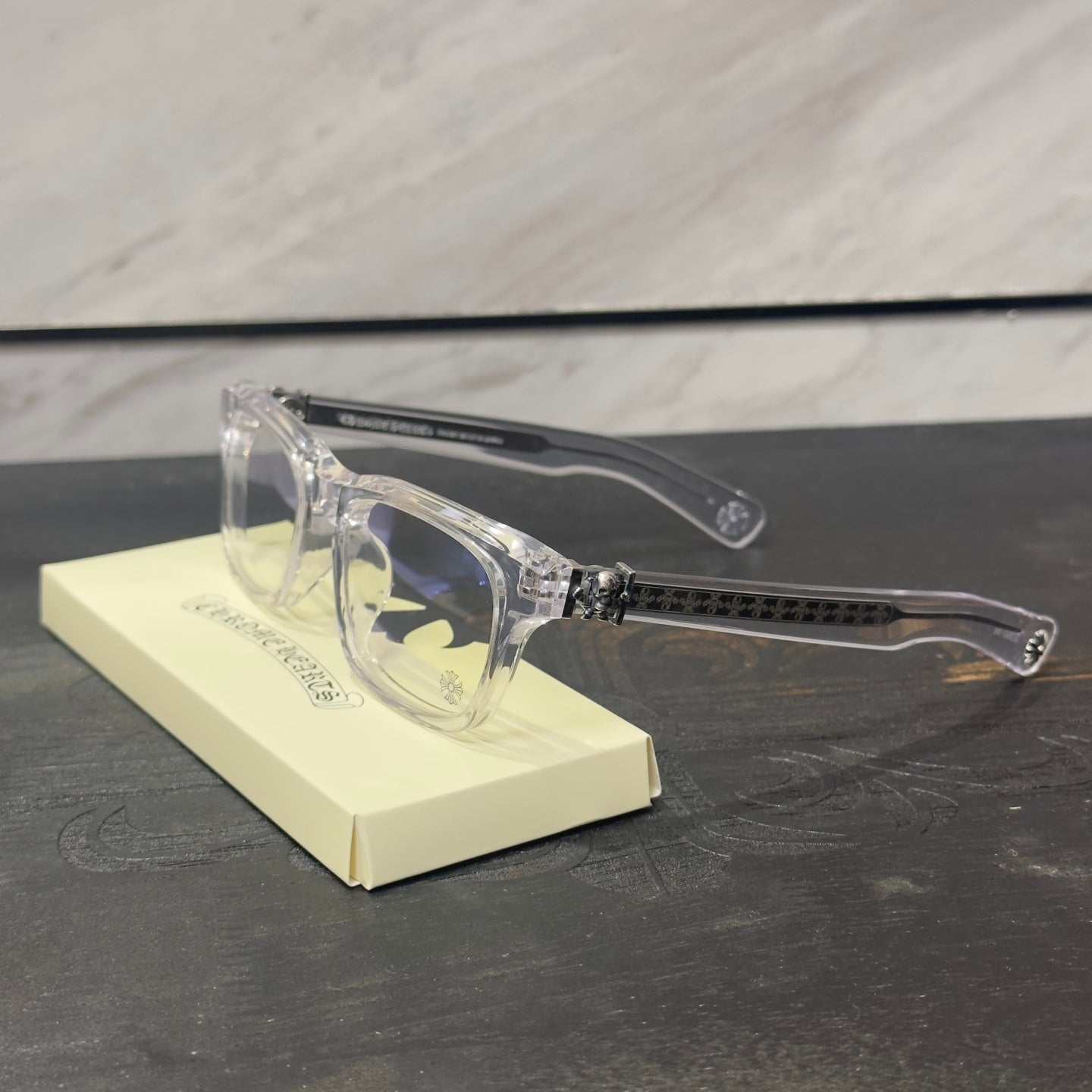Chrome Hearts Foti Square Glasses