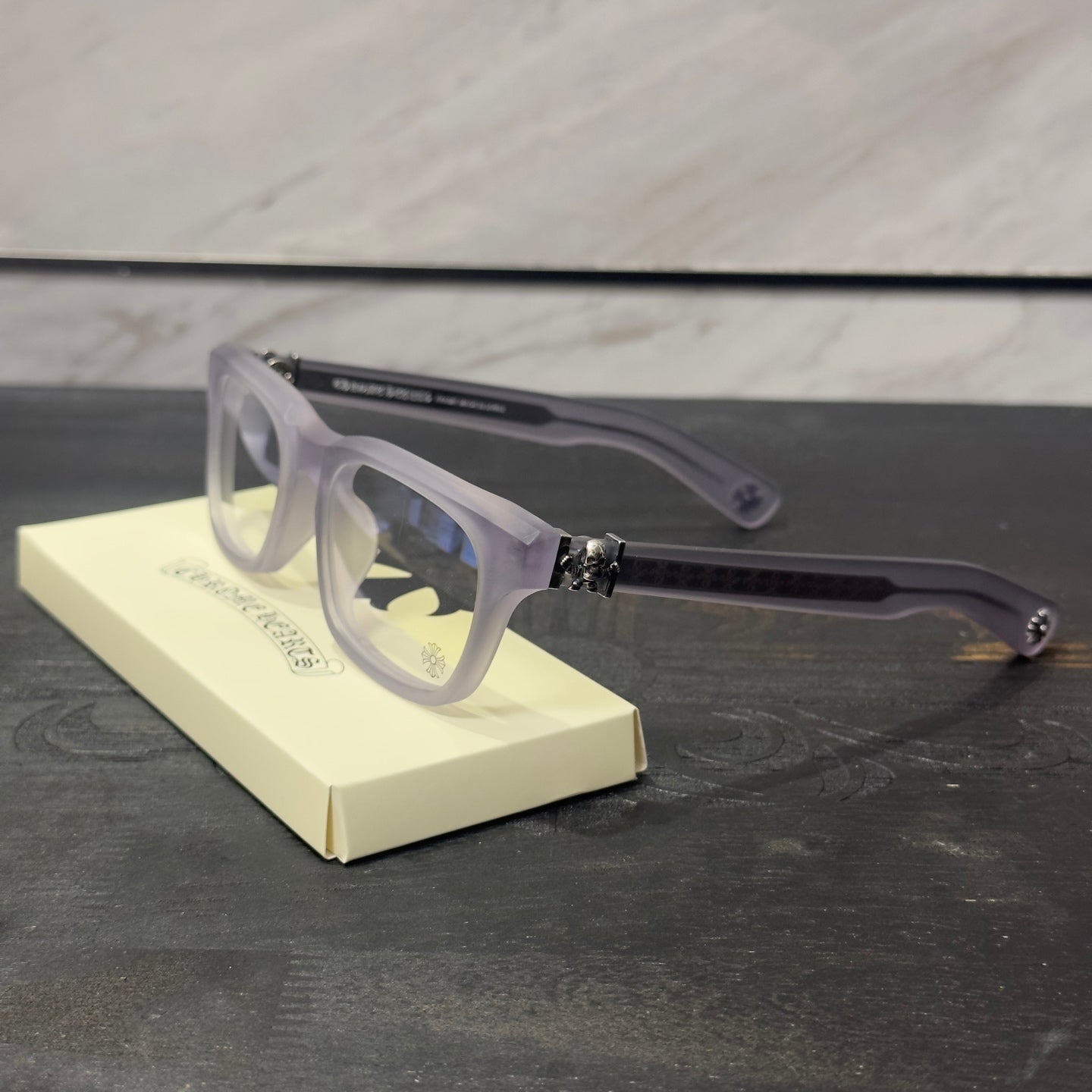 Chrome Hearts Foti Square Glasses