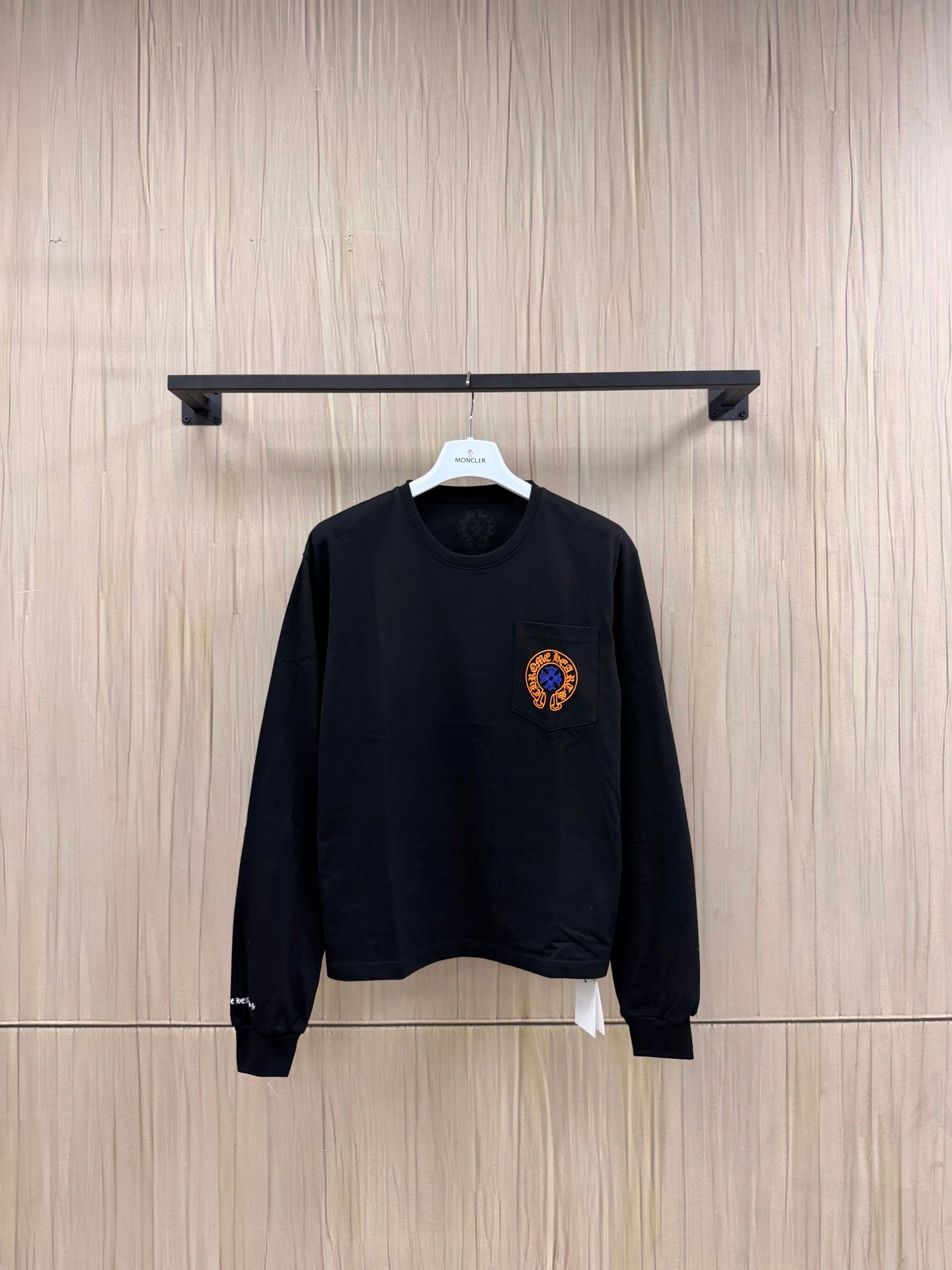 Chrome Hearts Horseshoe Staff L/S T-Shirt Black/Green/Pink