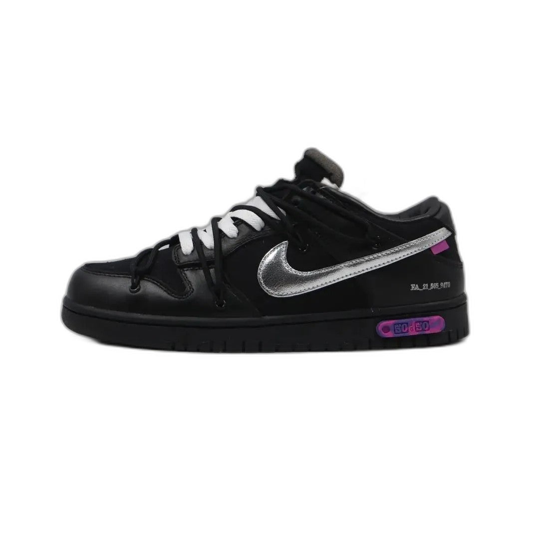 Off-White × Nike Dunk Low 1 OF 50 "Black 50"