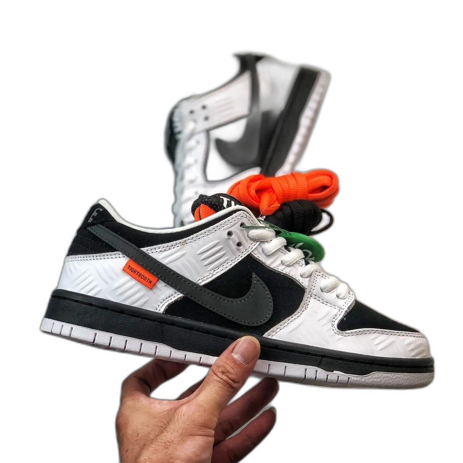 TIGHTBOOTH × Nike SB Dunk Low "White/Black"