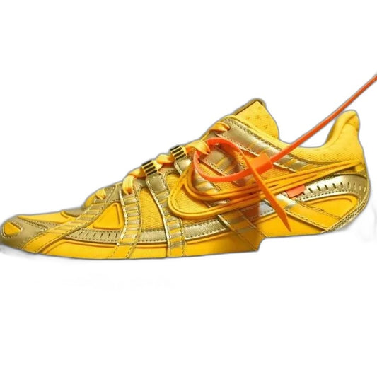 Off-White × Nike Air Rubber Dunk "University Gold"