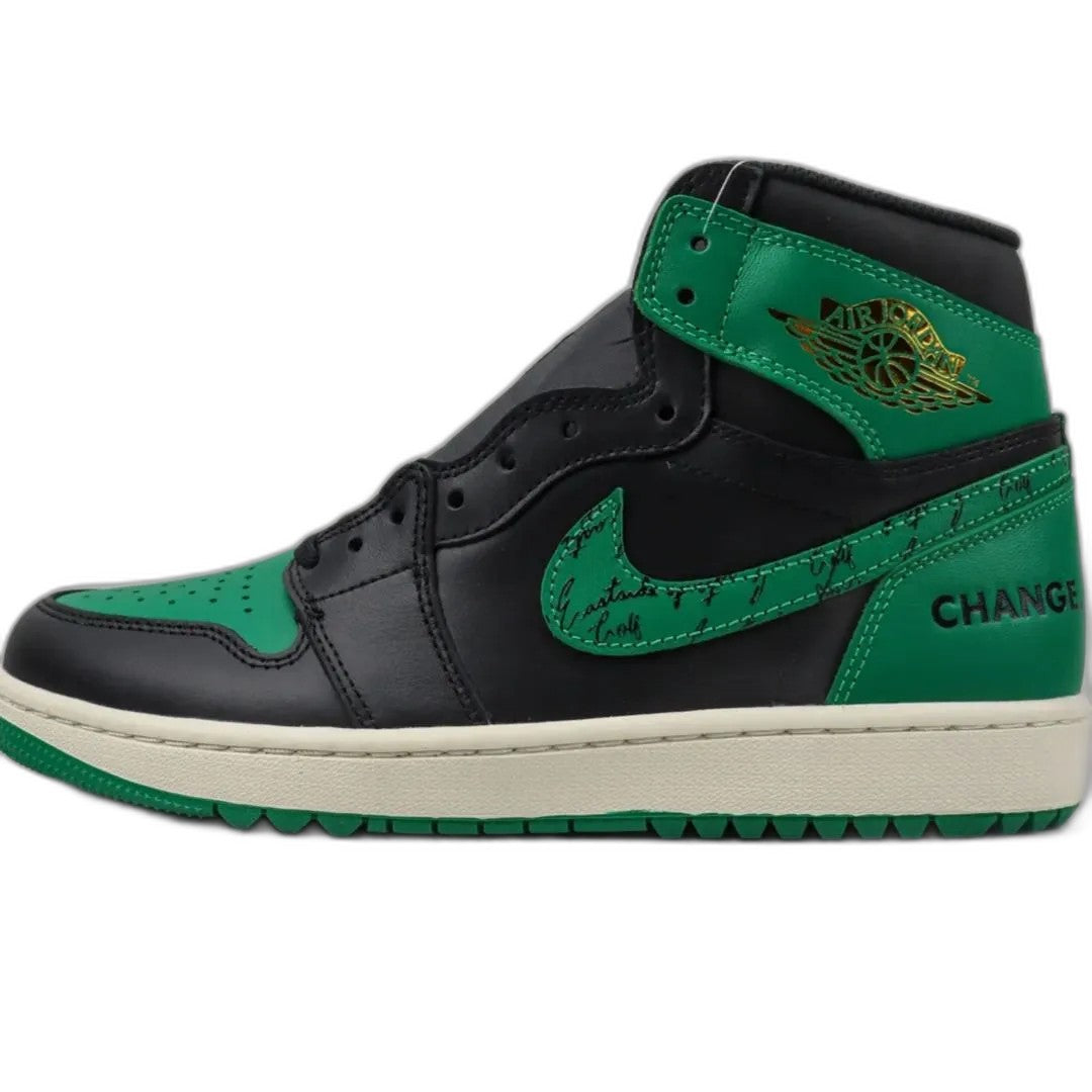 Eastside Golf × Nike Air Jordan 1 High Golf "Black/Malachite/1961"
