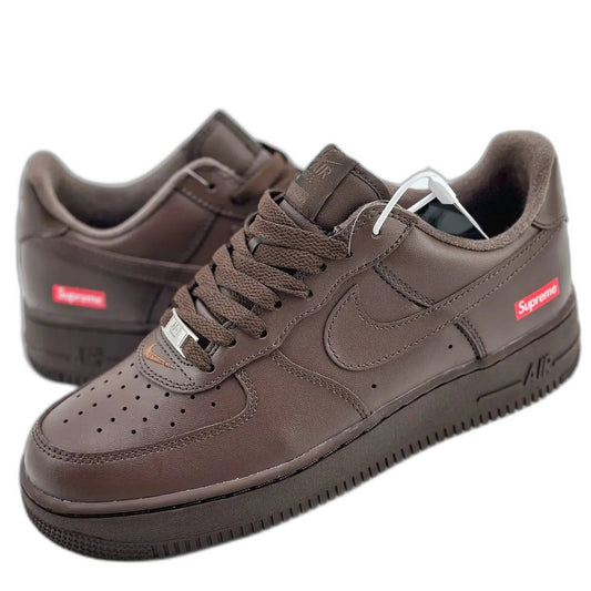 Supreme × Nike Air Force 1 Low "Baroque Brown"