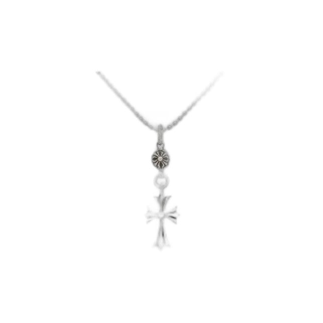 CHROME HEARTS クロムハーツ クラシックなクロスフラワーネックレス