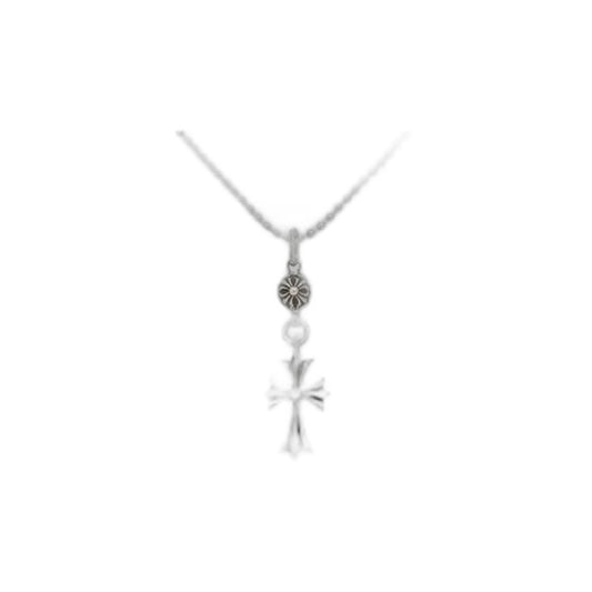 CHROME HEARTS クロムハーツ クラシックなクロスフラワーネックレス