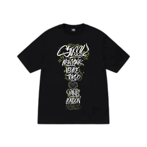 Stussy Born x Raised Handstyles Tee "Black"