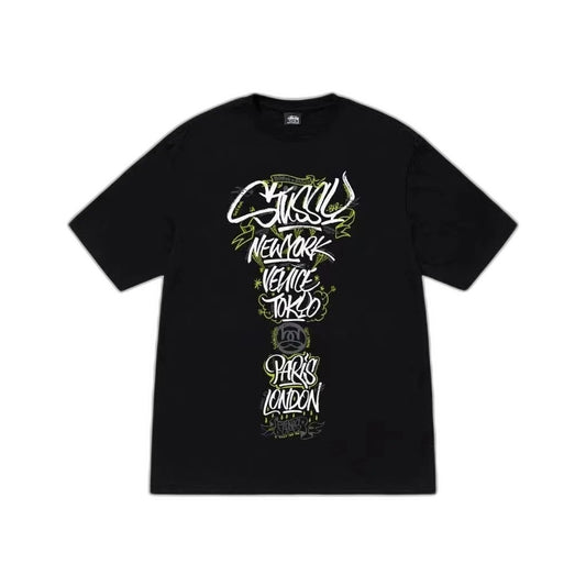 Stussy Born x Raised Handstyles Tee "Black"