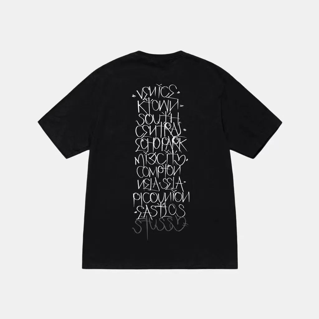 Stussy Born x Raised Handstyles Tee "Black"