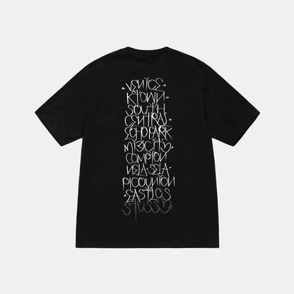 Stussy Born x Raised Handstyles Tee "Black"