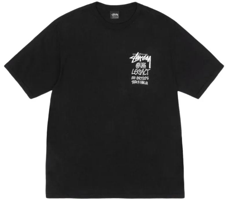 Stussy x Our Legacy Ol Surfman Pigment Dyed Tee“black"