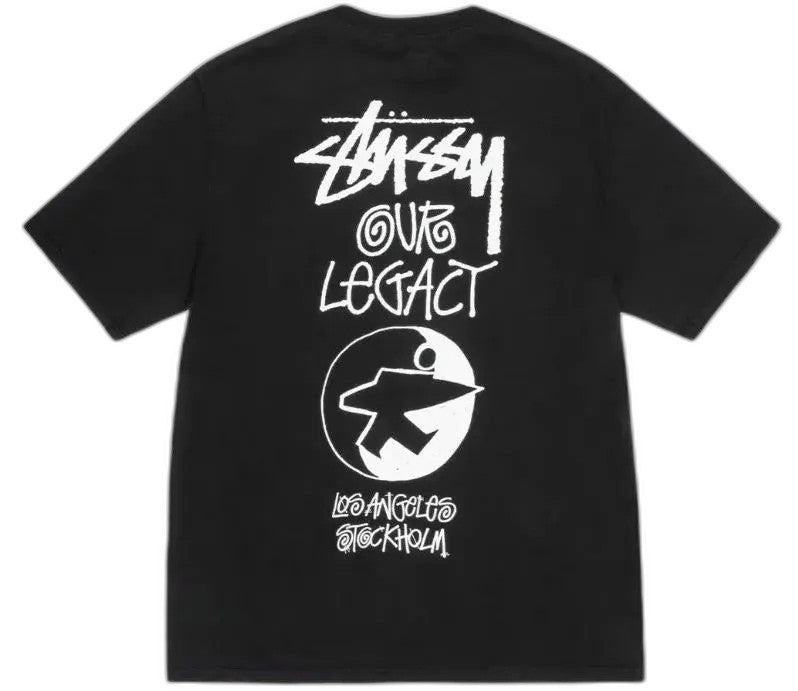 Stussy x Our Legacy Ol Surfman Pigment Dyed Tee“black"