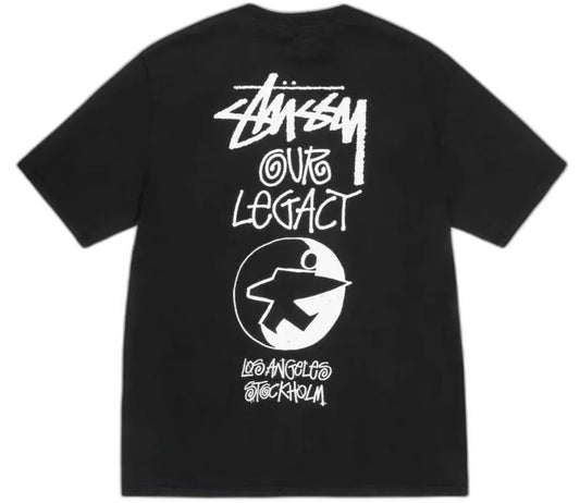 Stussy x Our Legacy Ol Surfman Pigment Dyed Tee“black"