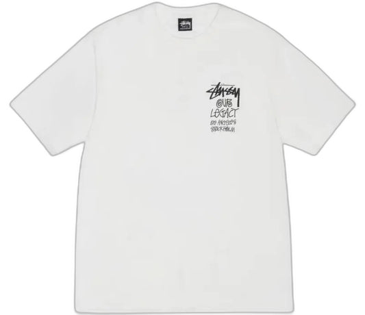Stussy x Our Legacy Ol Surfman Pigment Dyed Tee“white"
