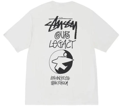 Stussy x Our Legacy Ol Surfman Pigment Dyed Tee“white"