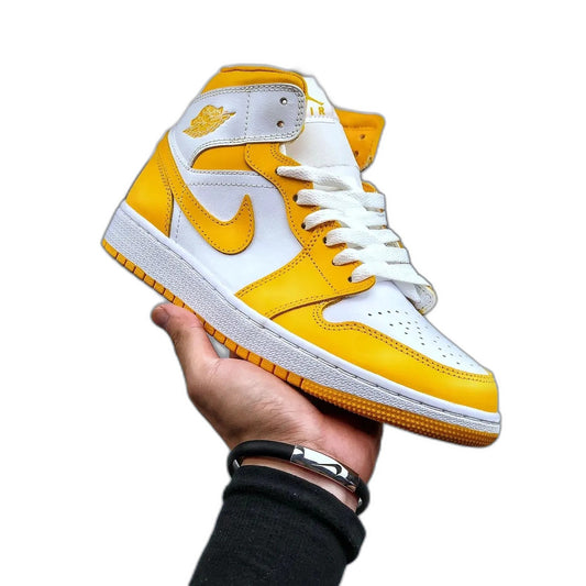 Nike WMNS Air Jordan 1 Mid "Lemon"
