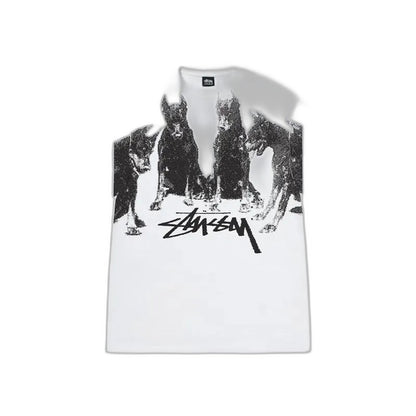 Stussy Doberman Tee White