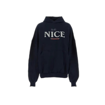 Balenciaga lettered hooded sweatshirt