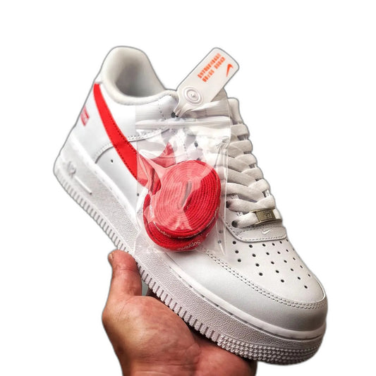 Supreme × Nike Air Force 1 Low China Exclusive "White/Speed Red"