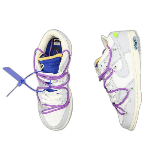 Off-White × Nike Dunk Low "Sail/Neutral Gray"