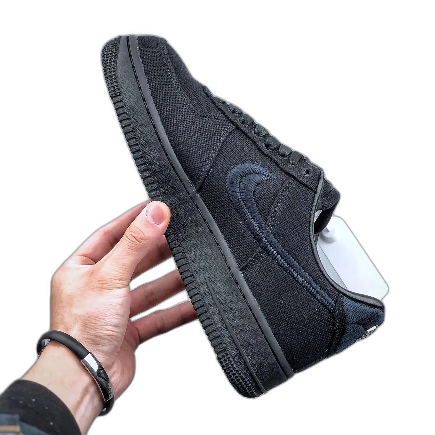 Stussy × Nike Air Force 1 Low "Triple Black"