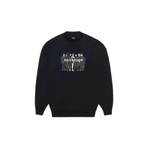 Balenciaga Real Balenciaga Crewneck Sweatshirt 'Black'