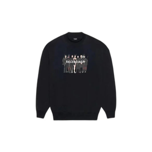 Balenciaga Real Balenciaga Crewneck Sweatshirt 'Black'