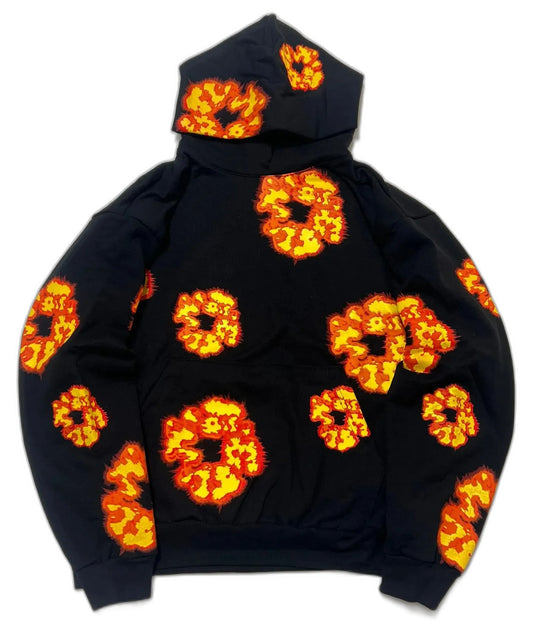 Denim Tears x Offset Wreath Hoodie 'Black