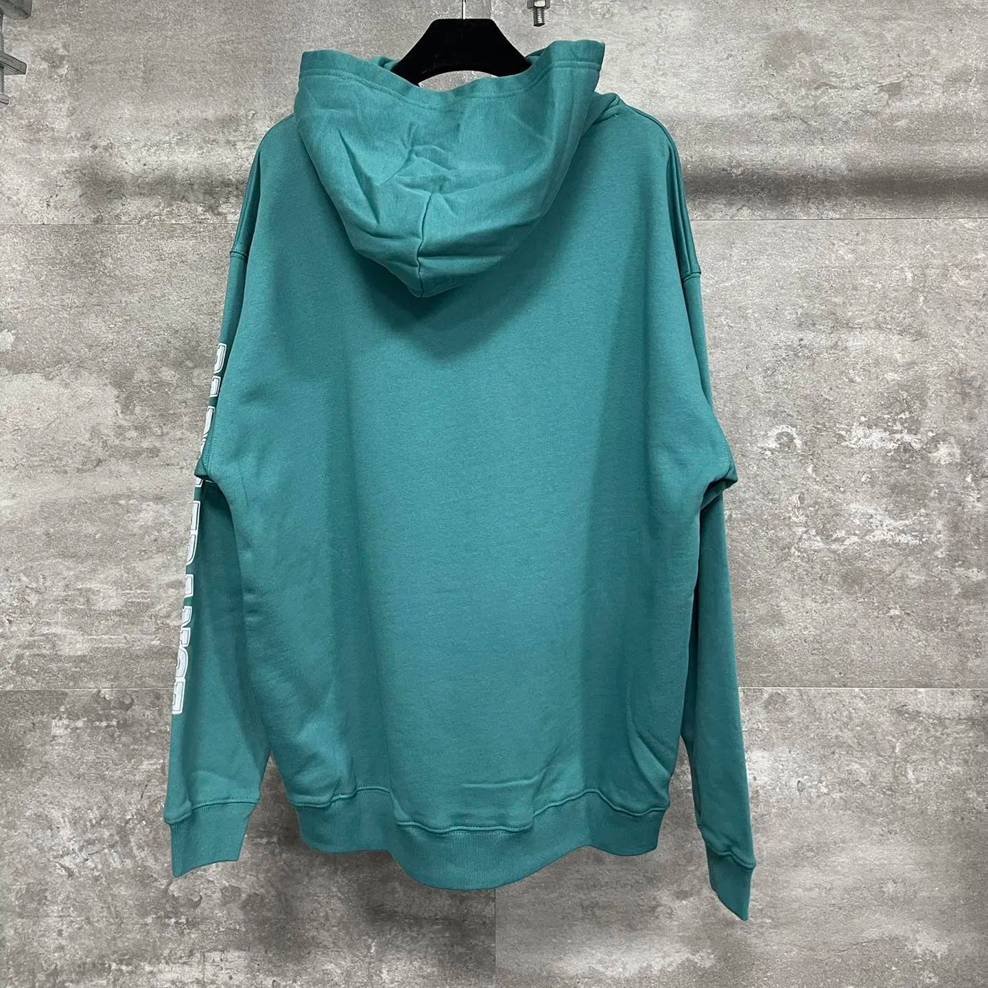Balenciaga Logo-Print Maison Hooded Sweatshirt