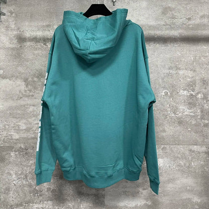 Balenciaga Logo-Print Maison Hooded Sweatshirt