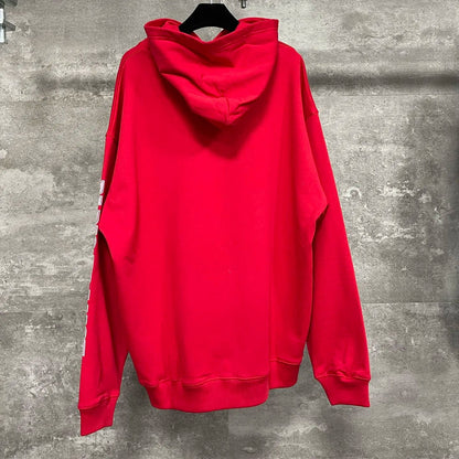 Balenciaga Logo-Print Maison Hooded Sweatshirt