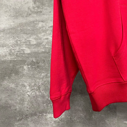 Balenciaga Logo-Print Maison Hooded Sweatshirt