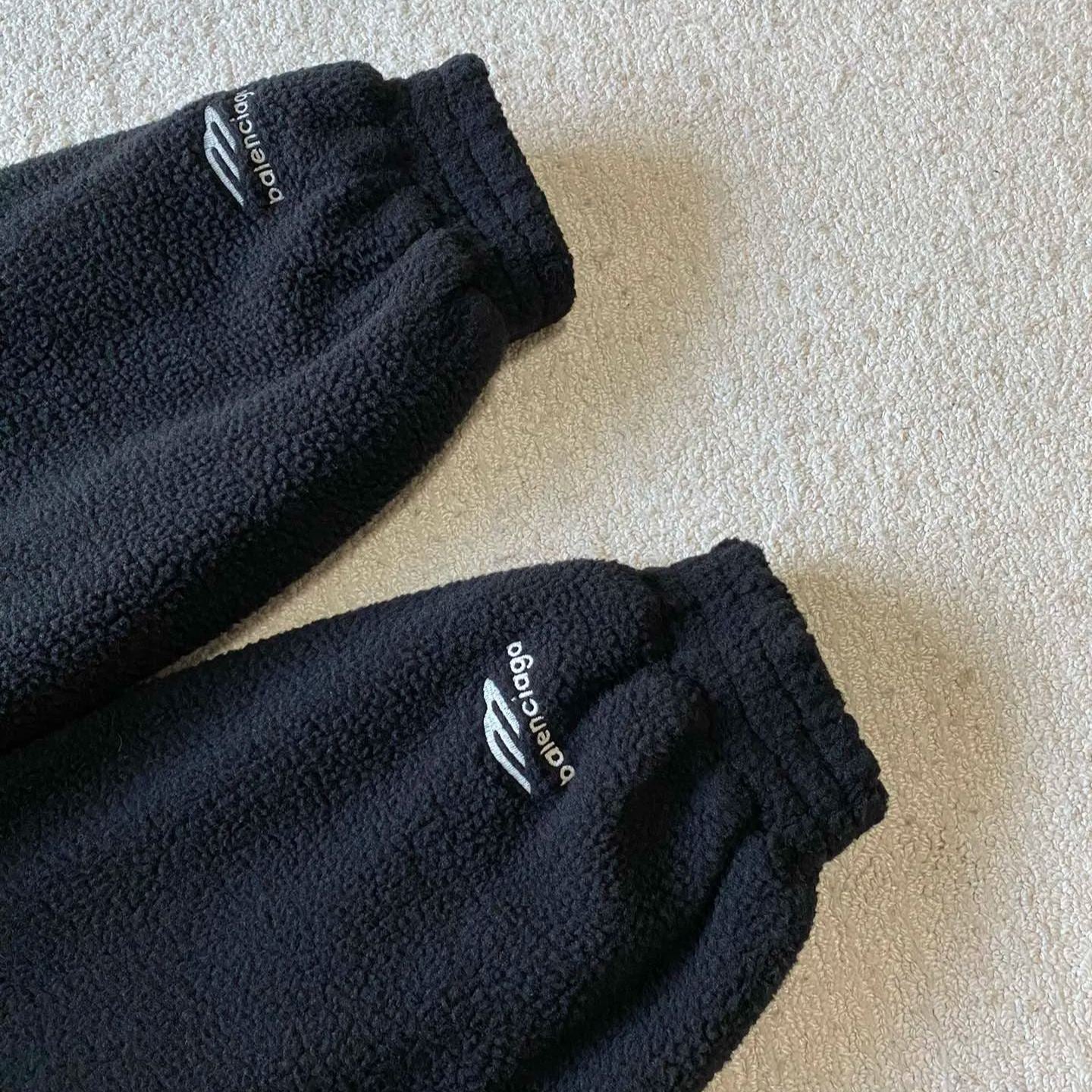 BALENCIAGA HOODED FLEECE JACKET WITH HOOD