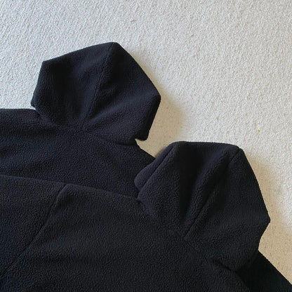 BALENCIAGA HOODED FLEECE JACKET WITH HOOD