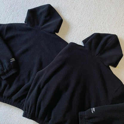 BALENCIAGA HOODED FLEECE JACKET WITH HOOD