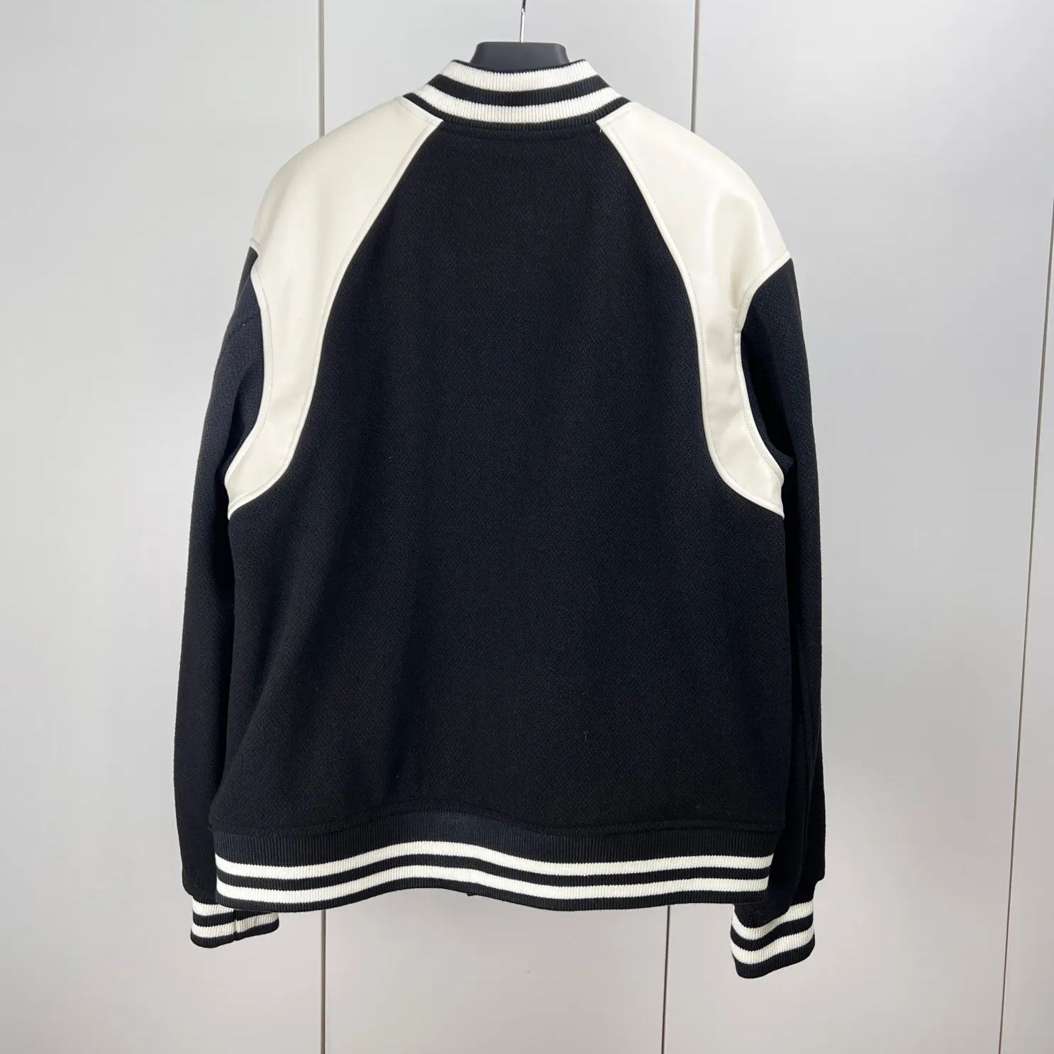 CELINE classic teddy jacket in textured woolテクスチ