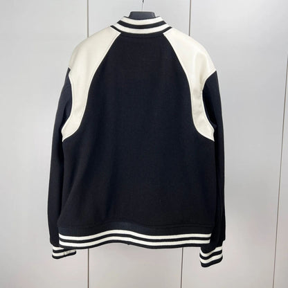 CELINE classic teddy jacket in textured woolテクスチ