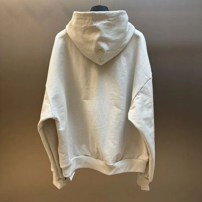 BALENCIAGA x Under Armour Women's Zip-Up Hoodie Regular Fit "White/Black"