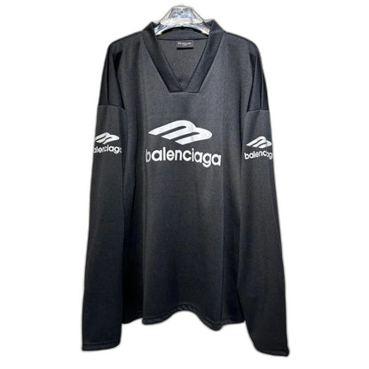BALENCIAGA  3b Sports Icon Ski Long Sleeve T-Shirt Large Fit in Black