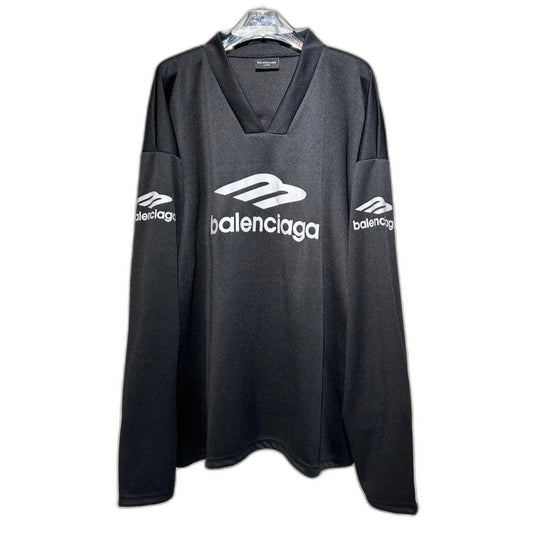 BALENCIAGA  3b Sports Icon Ski Long Sleeve T-Shirt Large Fit in Black