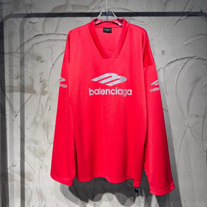BALENCIAGA  3b Sports Icon Ski Long Sleeve T-Shirt Large Fit in Black