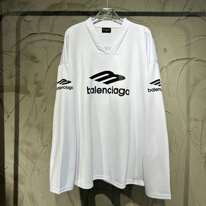 BALENCIAGA  3b Sports Icon Ski Long Sleeve T-Shirt Large Fit in Black
